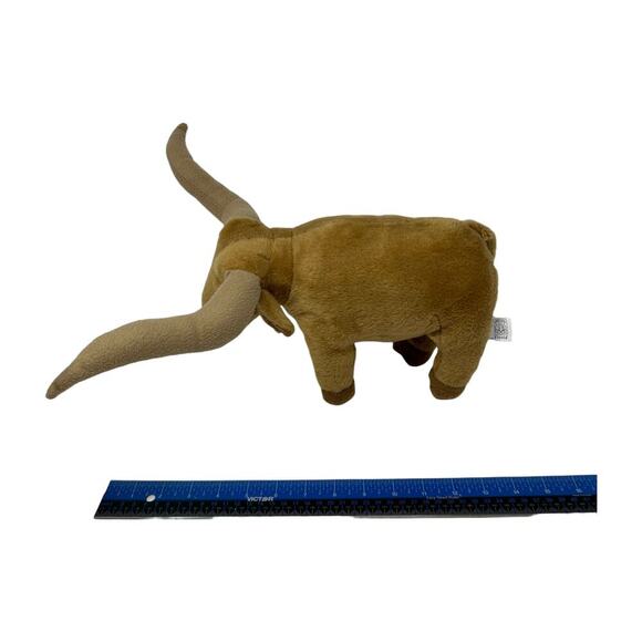 Fiesta Longhorn Standing Bull 12" Plush Stuffed Rancher Animal Texas Cowboy Toy - Picture 14 of 15